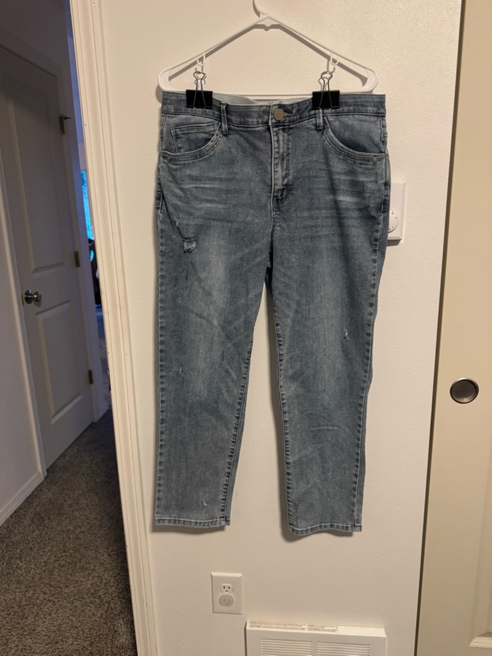 Democracy Light Wash Ankle Jeans